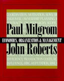 Copertina  Economics, organization and management