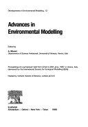 Copertina  Advances in environmental modelling : proceedings of a symposium held from 22nd to 26th June, 1987, Venice 