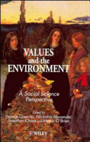Copertina  Values and the environment