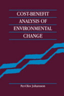 Copertina  Cost-benefit analysis of environmental change