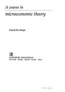 Copertina  A course in microeconomic theory