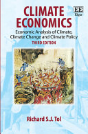 Copertina  Climate economics : economic analysis of climate, climate change and climate policy