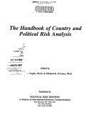 Copertina  The handbook of country and political risk analysis