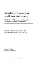 Copertina  Standards, innovation and competitiveness