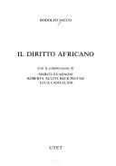 Copertina  Il diritto africano