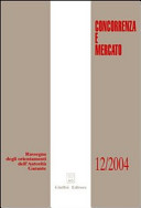 Copertina  Concorrenza e mercato 2004