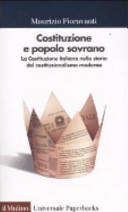 Copertina  Costituzione e popolo sovrano