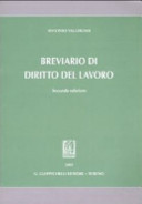 Copertina  Breviario di diritto del lavoro