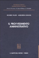 Copertina  Il provvedimento amministrativo