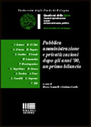 Copertina  Pubblica amministrazione e privatizzazioni dopo gli anni 90, un primo bilancio