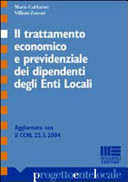 Copertina  Il trattamento economico e previdenziale dei dipendenti degli Enti Locali