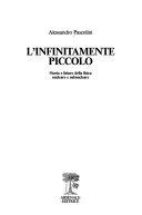 Copertina  Dall'infinitamente grande all'infinitamente piccolo : viaggio nel cuore della materia 