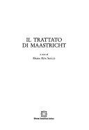 Copertina  Il Trattato di Maastricht