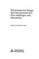 Copertina  Environmental change and international law