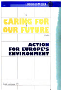 Copertina  Caring for our future : action for Europe's environment 